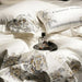 Elegant 1000TC Egyptian Cotton Floral Embroidery Bedding Ensemble with Duvet Cover, Flat Sheet, and Pillow Shams