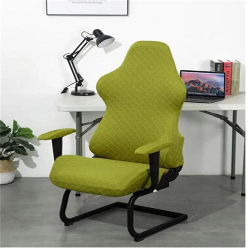 High Back Elastic Chair Cover for Office and Living Room