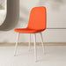 Chic White Leather Dining Chair for Upscale Aesthetics