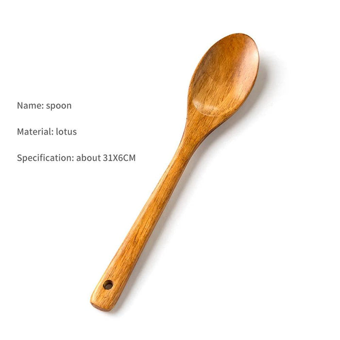 Japanese Wooden Kitchen Spoons