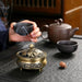 Antique Hollow Copper Incense Burner with Three Legs - Elegant Zen Decor for Home and Yoga Spaces