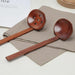 Artisan Extra-Large Japanese Wooden Ladle for Ramen and Soup Serving