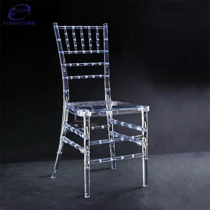 Elegant 50-Piece Clear Acrylic Chiavari Chairs for Sophisticated Celebrations