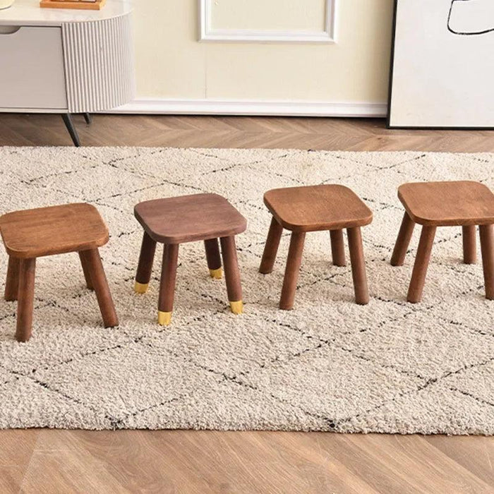 Stylish Solid Wood Stool - Versatile Seating Solution for All Ages