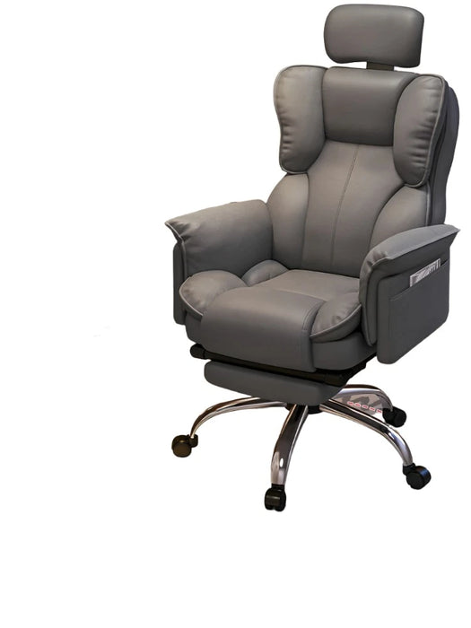 Premium Ergonomic Leather Recliner Chair with Adjustable Comfort Features