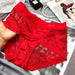 Chic Plus Size Satin Lace High Waist Briefs for Women - Tummy Control Underwear