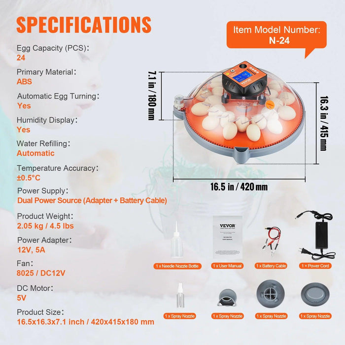 Smart Egg Incubator with Superior Temperature and Humidity Regulation