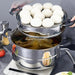 Deluxe Stainless Steel Multi-Layer Steamer for Optimal Home Cooking