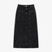 Women’s Ankle-Length Cotton Denim Maxi Skirt for Spring/Summer