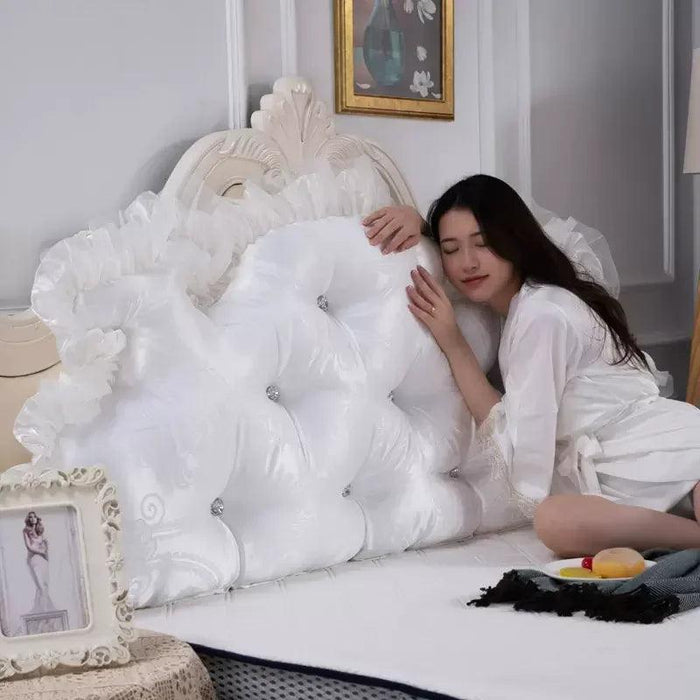 Royal Elegance Luxe Bedside Backrest Cushion with Washable Cover – Ultimate Comfort for a Dreamy Bedroom Escape