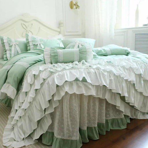 Royal French Korean Cotton Bedding Ensemble