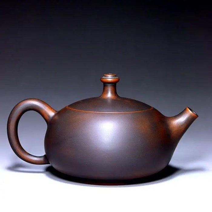 Handcrafted 220ml Qinzhou Nixing Purple Clay Teapot and Kettle Set for Authentic Chinese Tea Rituals