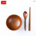 Japanese Wooden Tableware Set