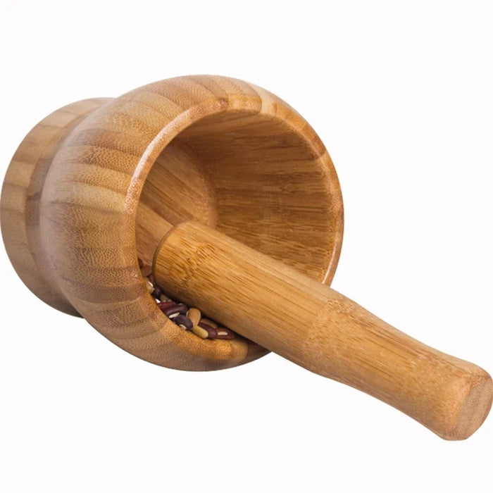 Garlic Mashing Set with Mortar and Pestle - Kitchen Essential for Crushing Garlic and Spices