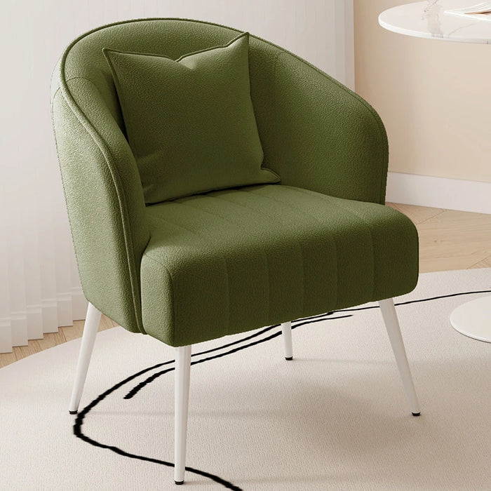 Luxe Scandinavian Lamb Velvet Armchair for Ultimate Comfort and Style