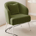 Scandinavian-Inspired Luxe Lamb Velvet Armchair with Comfort and Elegance