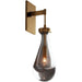 Luxurious Copper Finish Crystal Water Droplet LED Wall Light - Nordic Modern Design