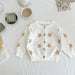 Cozy Star Print Knitted Cardigan for Kids - Autumn Sweater for Boys and Girls