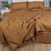 Luxurious French Linen Bedding Set - Enzyme Washed Four-Piece Collection