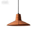 Retro-Inspired Orange Concrete Pendant Light for Contemporary Interiors