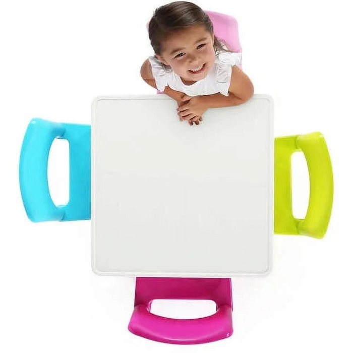 Pastel Kids' Activity Table and Chairs Set - Encourage Imagination