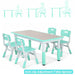 Ergonomic and Adjustable Kids Table and Chair Set for Safe Playtime