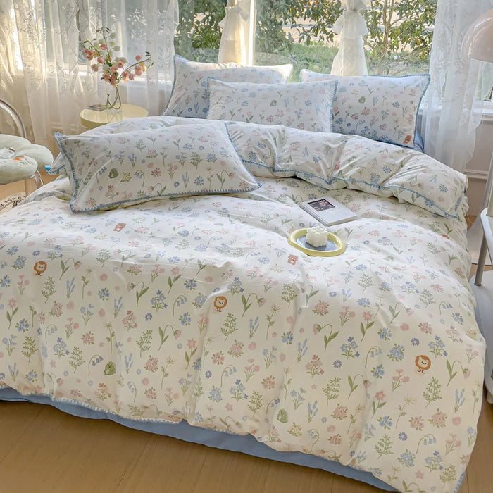 Pastoral Floral Charm Girl's Bedding Collection