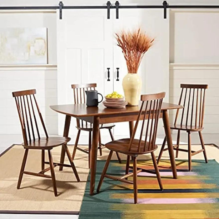 Varda Elegant Walnut Extension Dining Table for Memorable Gatherings