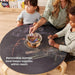 Creative Kids' Chalkboard Activity Table and Chair Set - Educational Wooden Furniture for Imaginative Learning