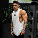 Bodybuilding Muscle Vest for Men - 3D Printed Workout Tank Top with Low Cut Armholes