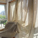 Luxurious Japanese Linen Semi-Blackout Curtains with Ramie Yarn for Modern Decor