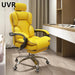 Ultimate Ergonomic Office and Gaming Chair with Adjustable Backrest and Footrest