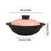 Ceramic Stew Pot with Anti-Slip Handle - Elegant Single Serving Cookware for Culinary Excellence