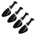 Adjustable Black Plastic Shoe Trees for Men - 5 Pairs Boot Organizers and Holders