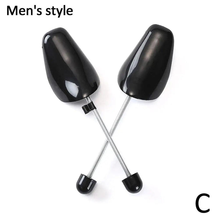 Adjustable Spring-Loaded Plastic Shoe Trees for Men and Women - 1 Pair