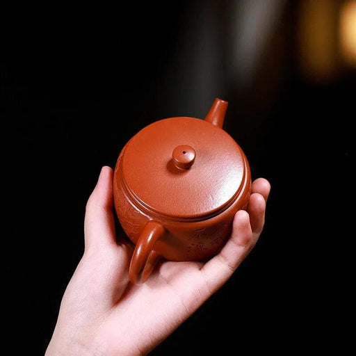 Exquisite 150ML Handcrafted Yixing Purple Clay Teapot - Authentic Dahongpao Mud Soaking Kettle for Chinese Tea Culture