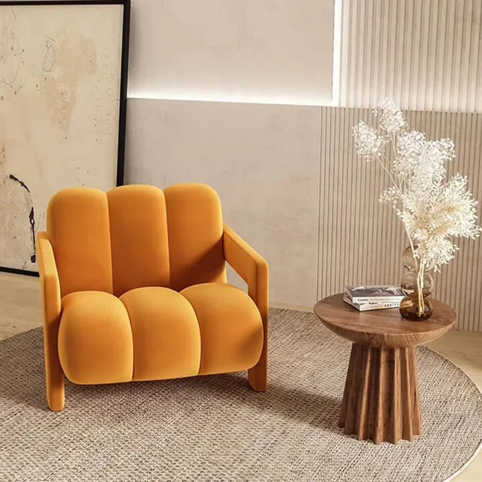 Elegant Modern Leather Armchair Duo: Chic Living Room Seating Solution