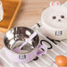 Adorable Double-Layer Noodle Bowl with Playful Rabbit Design - A Must-Have for Fun Dining Experiences!