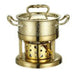 Solo Dining Stainless Steel Pot Set with Integrated Alcohol Burner