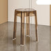 Modern Clear Acrylic Folding Stool for Stylish Living