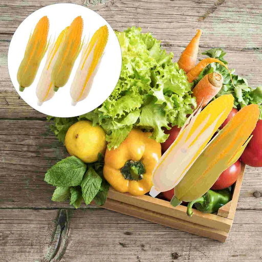 Autumn Harvest Corn Decoration Ensemble - 4-Piece Festive Collection