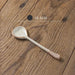 Elegant Japanese Stoneware Soup Spoon with Long Ergonomic Handle for Refined Dining