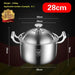 Premium 316 Stainless Steel Congee Steamer - Large Capacity Heavy-Duty Cooking Pot for Enhanced Culinary Experiences