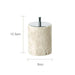 Natural Beige Travertine Luxury Bathroom Accessory Collection - Soap Dispenser, Dish, Reed Diffuser & Vanity Tray Set