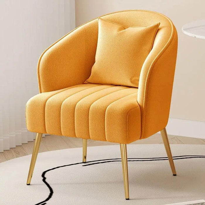 Chic Cream Velvet Lounge Armchair