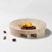 Travertine Tray: Elegant Minimalist Home Decor and Storage Essential