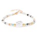 Charming Cat Lovers Beaded Bracelet - Colorful 3mm Jewelry Gift for Women and Girls