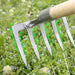 Durable Carbon Steel Gardening Rake Set for Effective Soil Preparation and Weeding