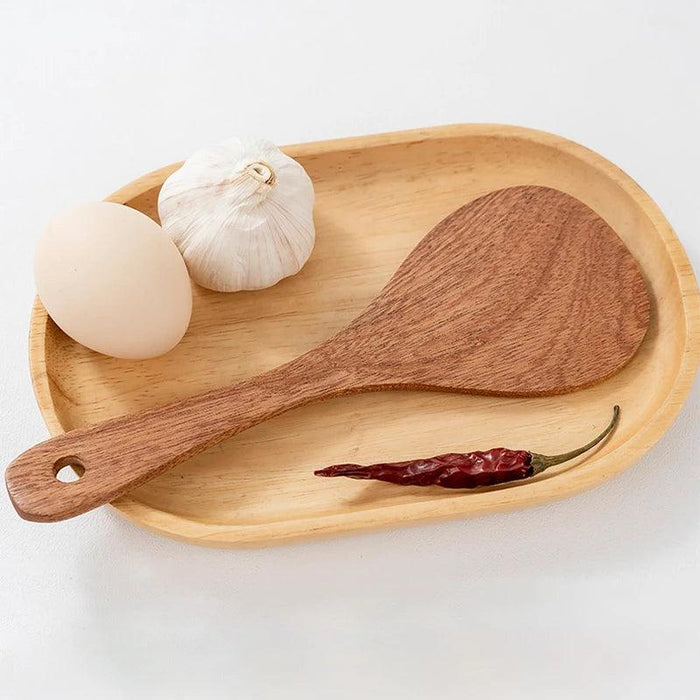 Sleek Wooden Utensils Set for Effortless Gourmet Cooking