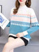 Winter Chic Korean Style Mink Velvet Cashmere Sweater - Stylish Pullover for Women